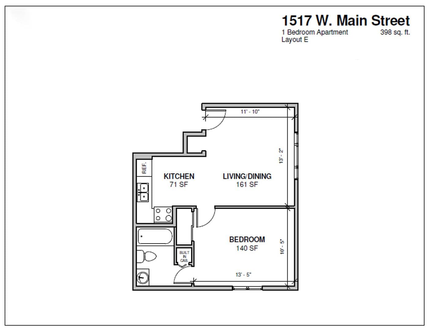Muncie Apartment: 1517 W. Main St. Apt. 5