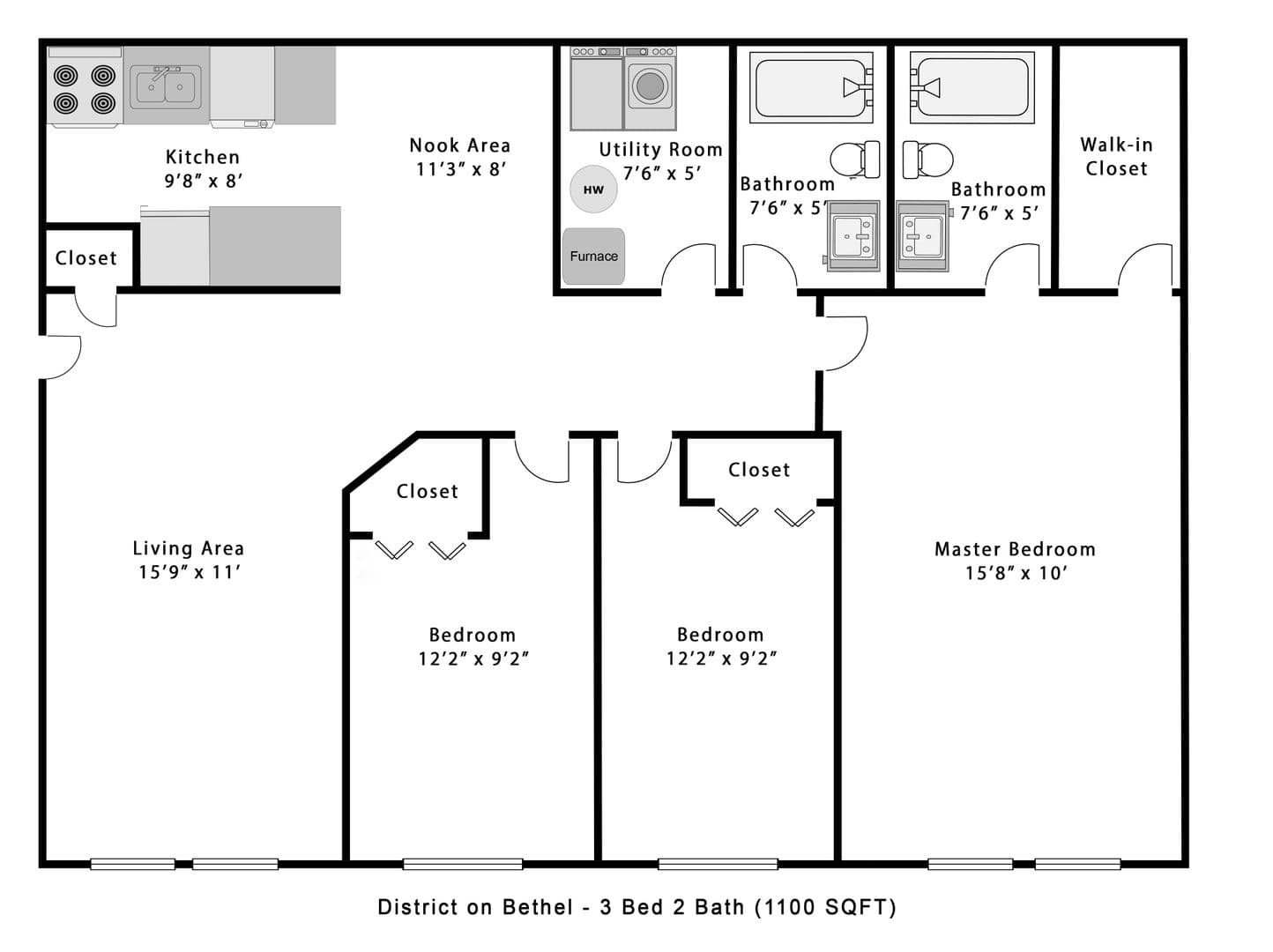 Muncie Apartment: 1200 W Bethel Ave.