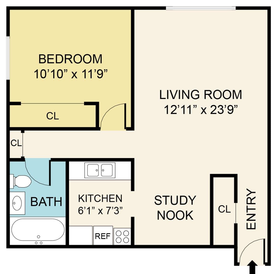 Muncie Apartment: 2000 N Oakwood Ave.
