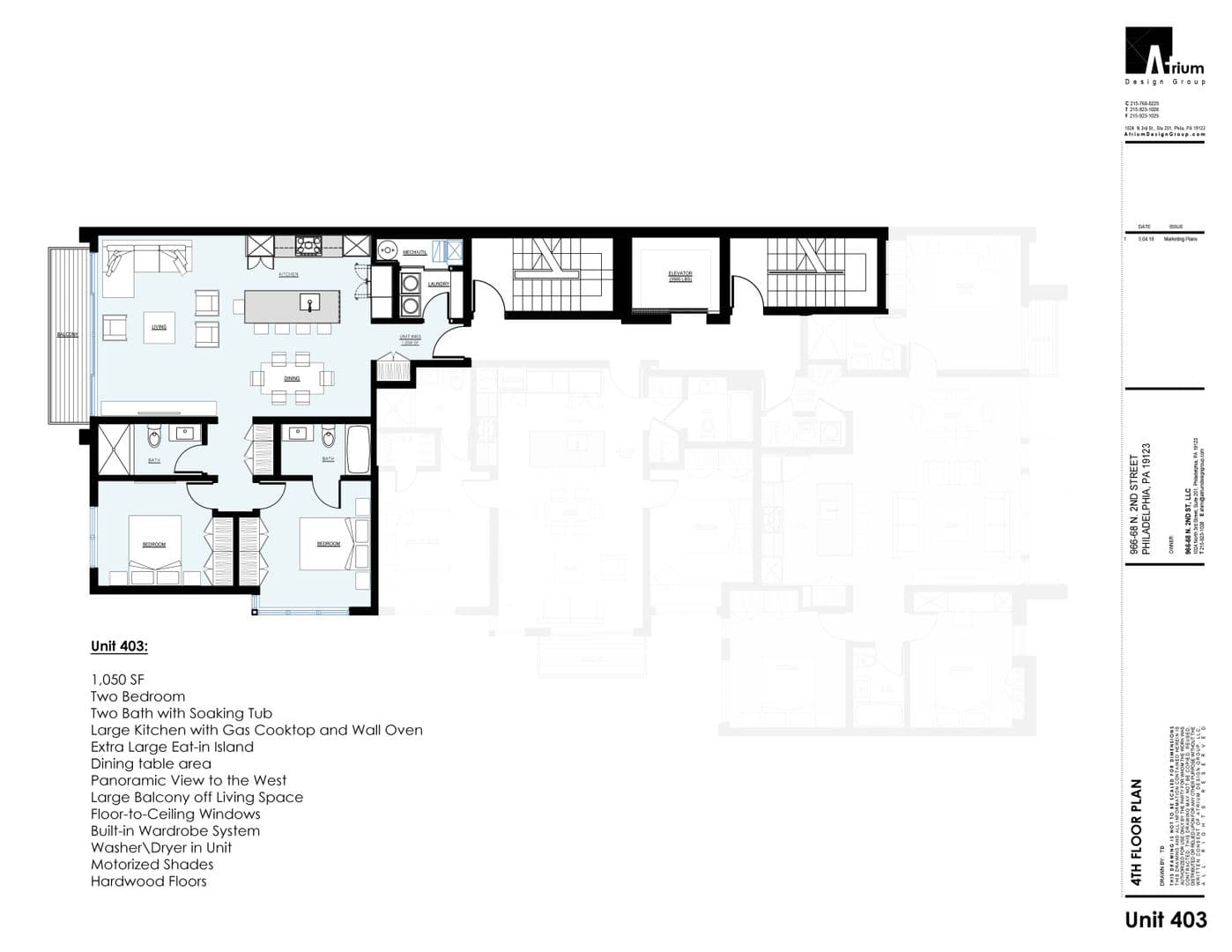 Philadelphia Apartment: 966 N 2nd St.