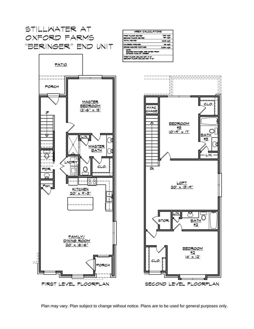 Oxford Townhome: 335 Stillwater Lane