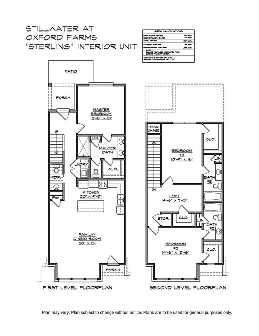 Oxford Townhome: 323 Stillwater Lane