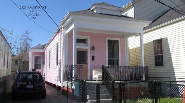 New Orleans House: 2826 Palmyra