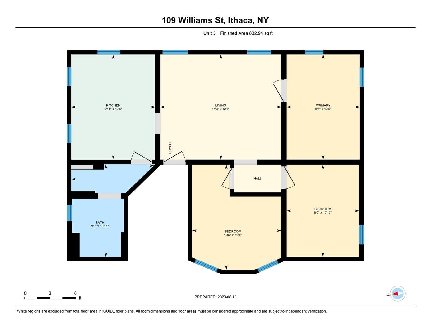 Ithaca Apartment: 109 Williams St