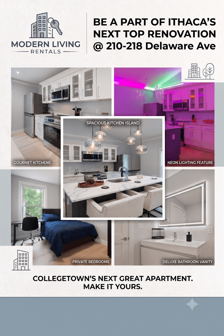 Ithaca Apartment: 210 Delaware Ave