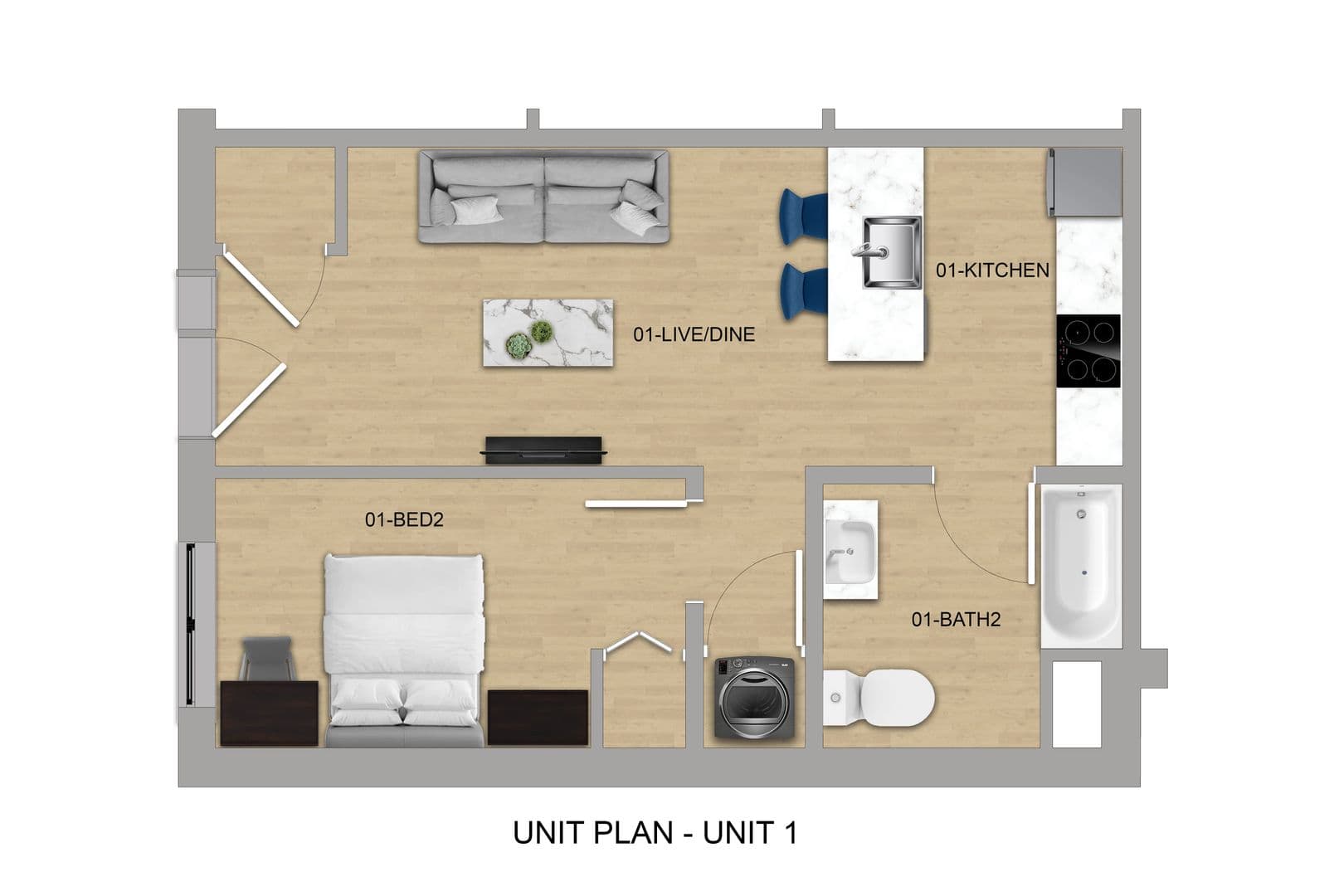 Ithaca Apartment: 201 Oak Avenue