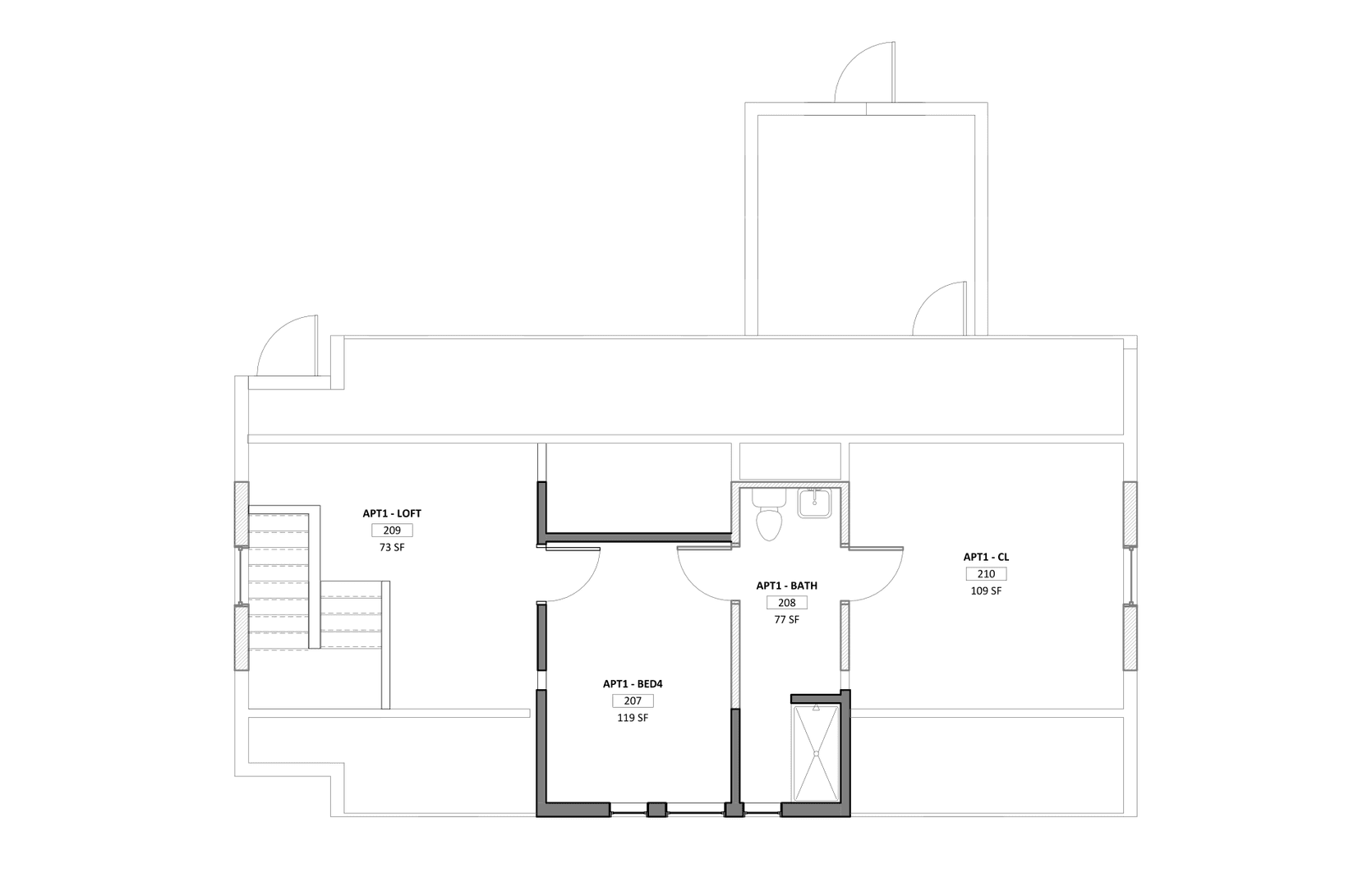 Ithaca Apartment: 230 Bryant Ave