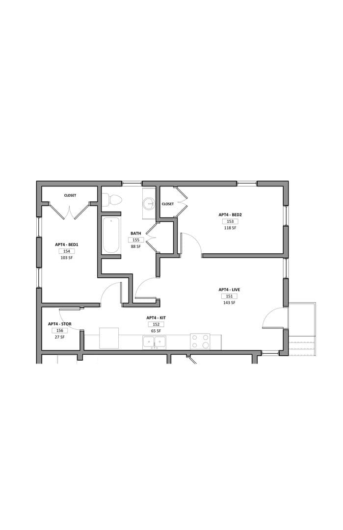 Ithaca Apartment: 110-113 Stewart Ave
