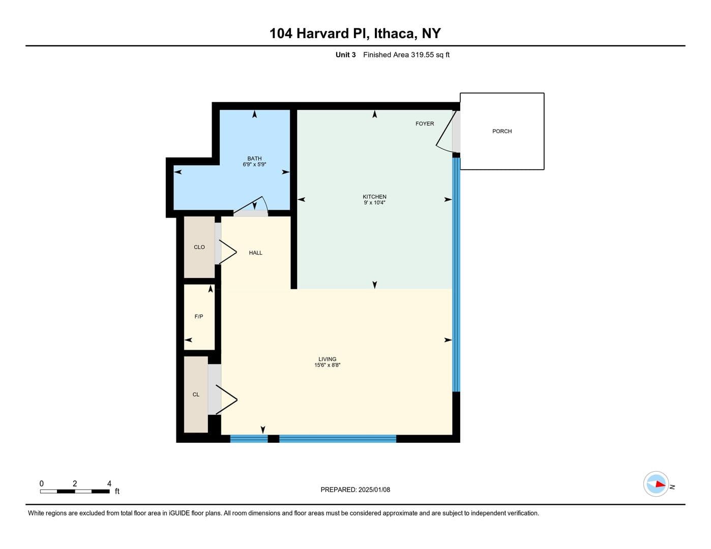 Ithaca Apartment: 104 Harvard Pl