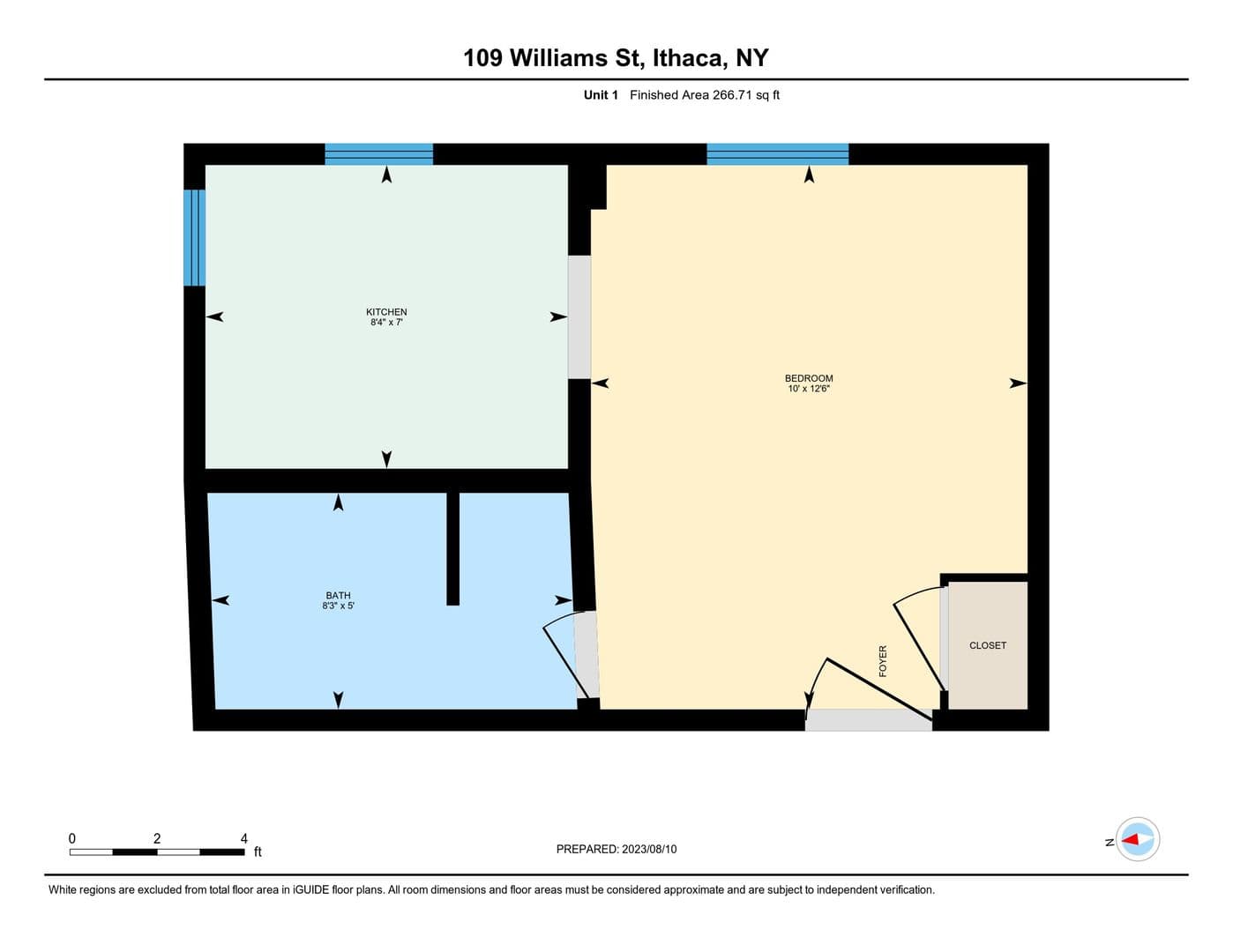 Ithaca Apartment: 109 Williams St