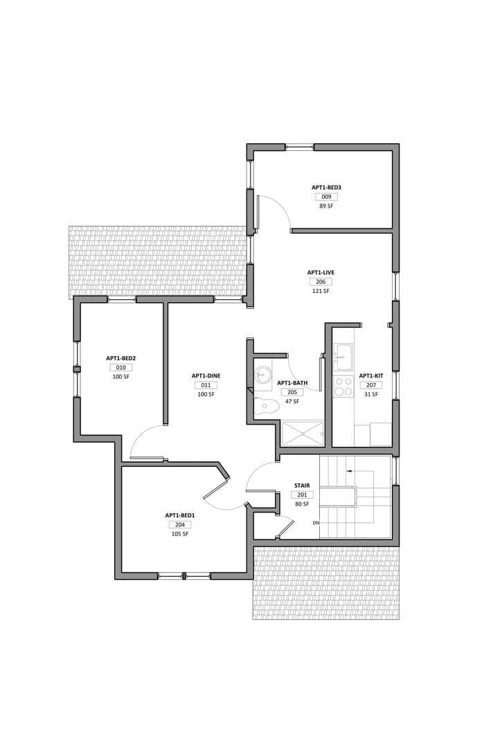 Ithaca Apartment: 110-113 Stewart Ave