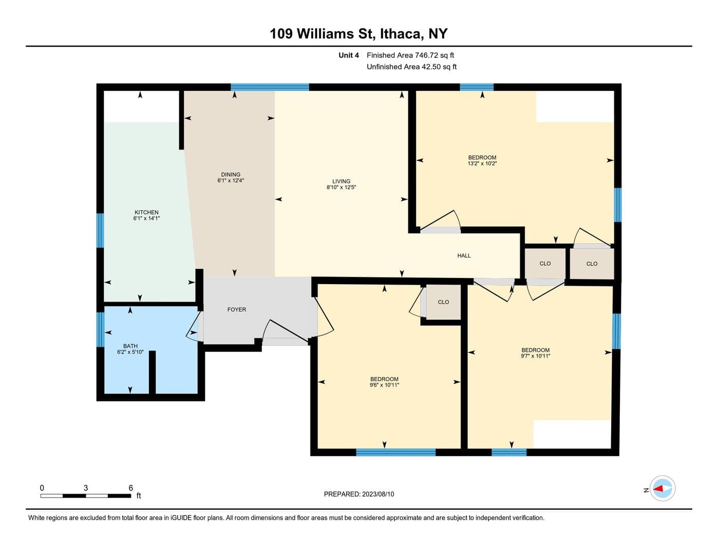 Ithaca Apartment: 109 Williams St