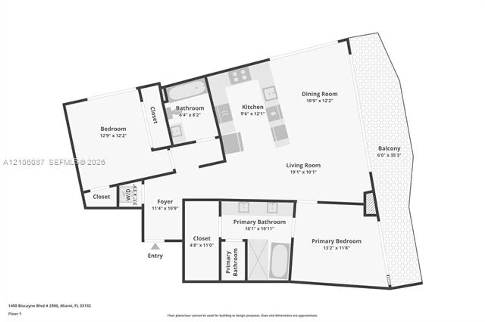 Miami Condo: 1400 Biscayne Blvd cu-2906