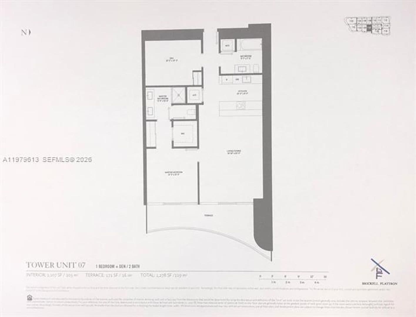 Miami Condo: 1000 Brickell Plaza cu-3807