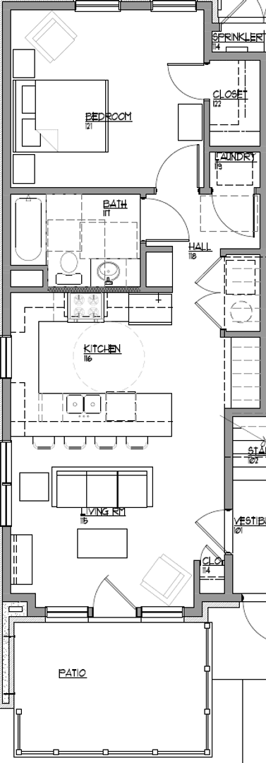 Omaha Apartment: 1042 S. 30th Avenue