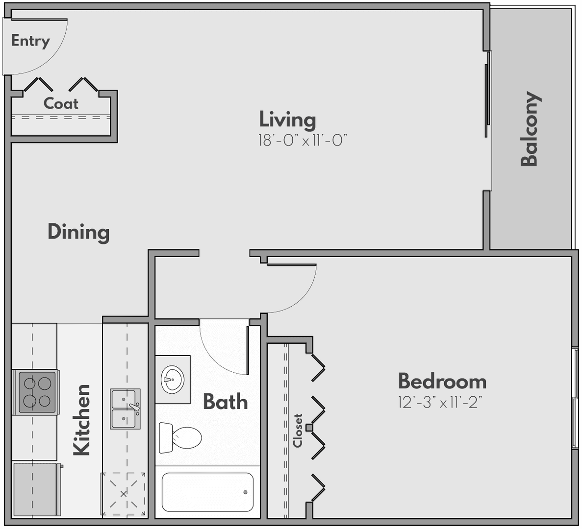 East Lansing Apartment: 144, 212, 224 Highland Avenue