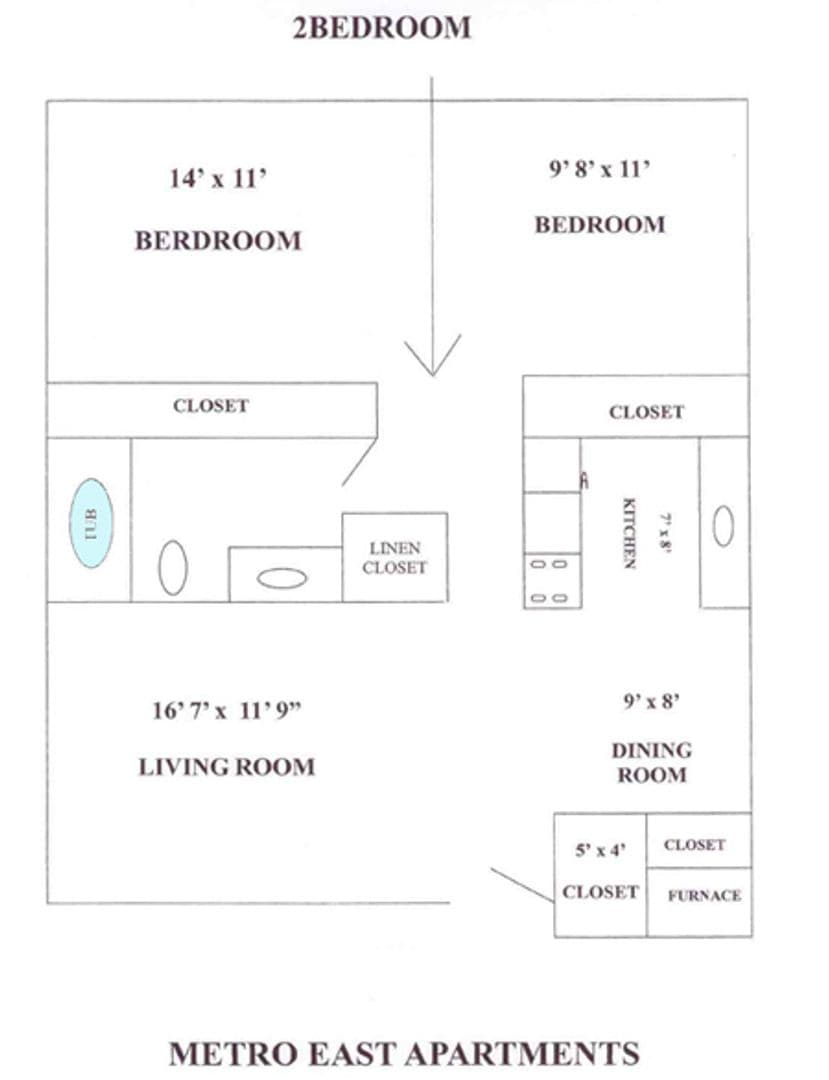 Warren Apartment: 14374 East Nine Mile Rd.