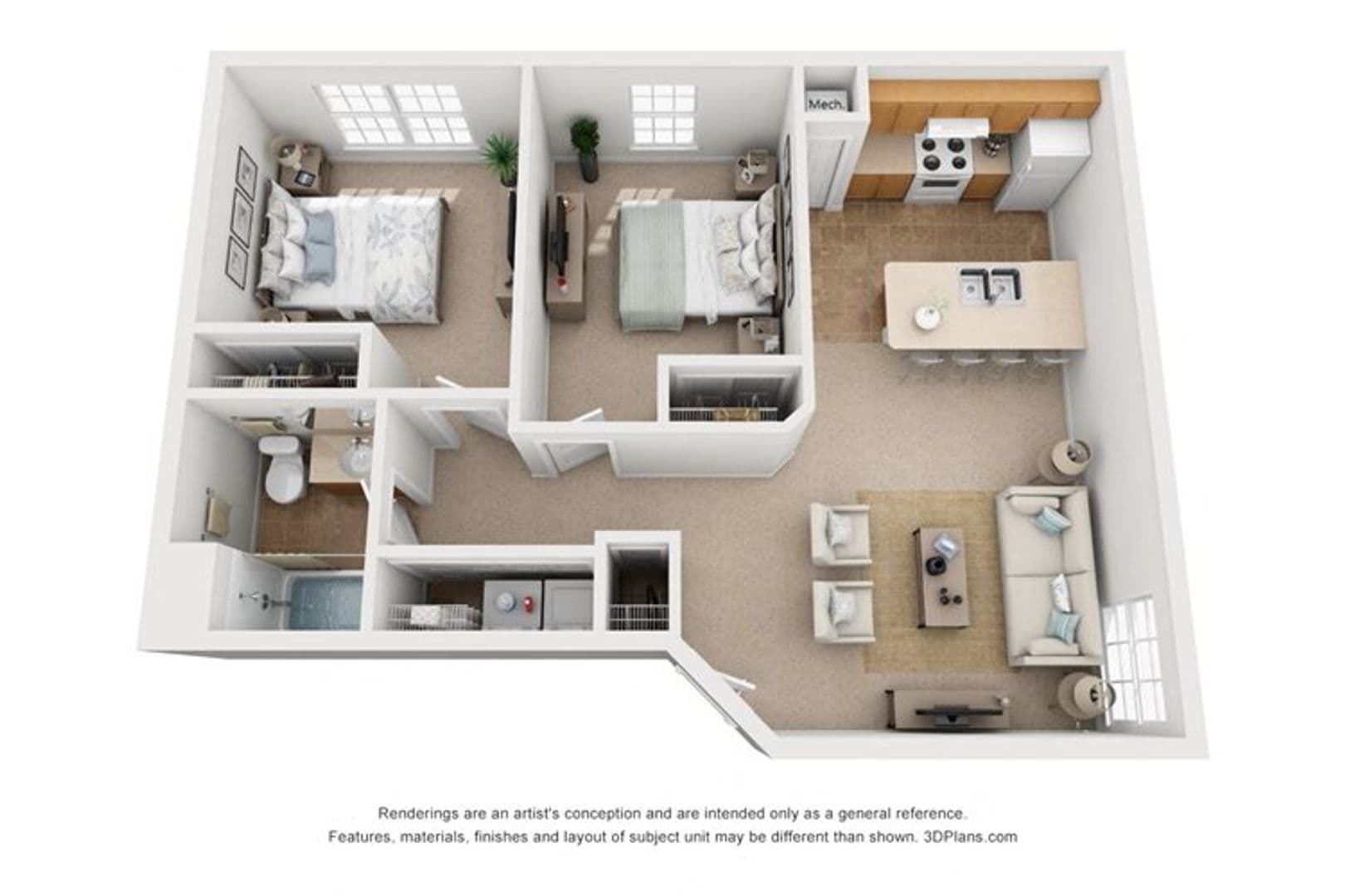 Ypsilanti Apartment: 2224 Golfside Road