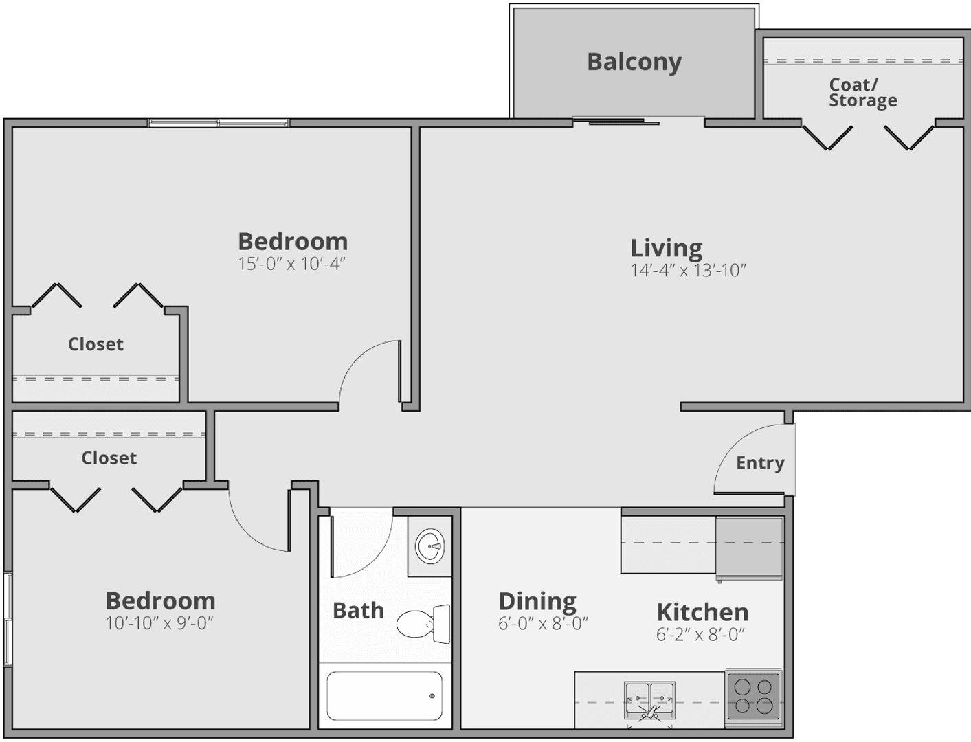 East Lansing Apartment: 2345 N. Harrison Road