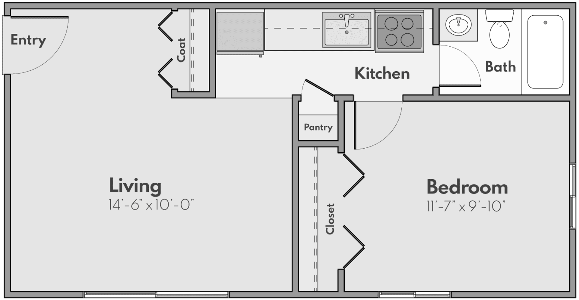 East Lansing Apartment: 144, 212, 224 Highland Avenue