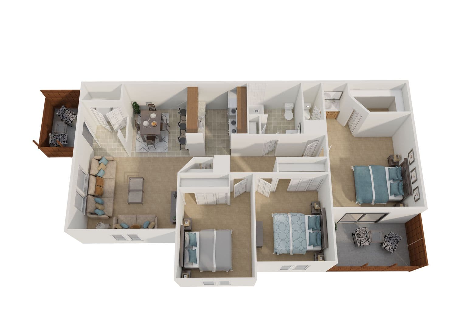 Chico Apartment: 47 Cobblestone Drive E