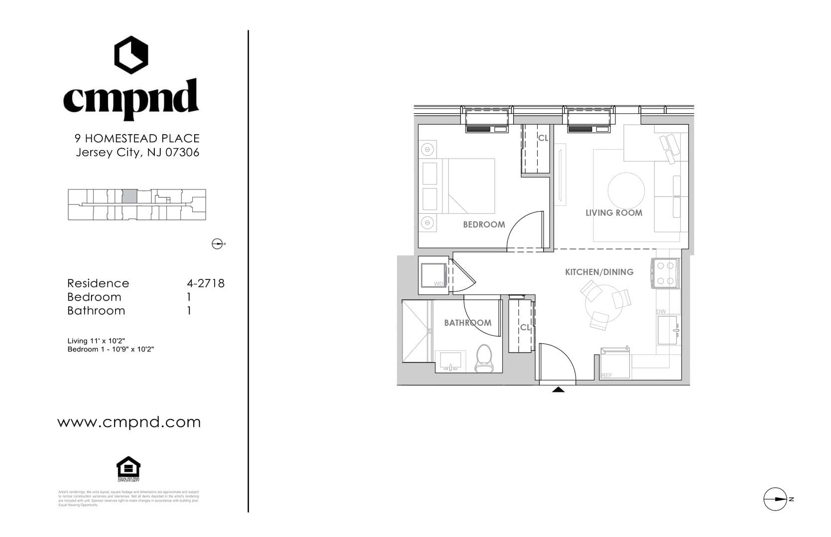 Jersey City Apartment: 9 Homestead Place
