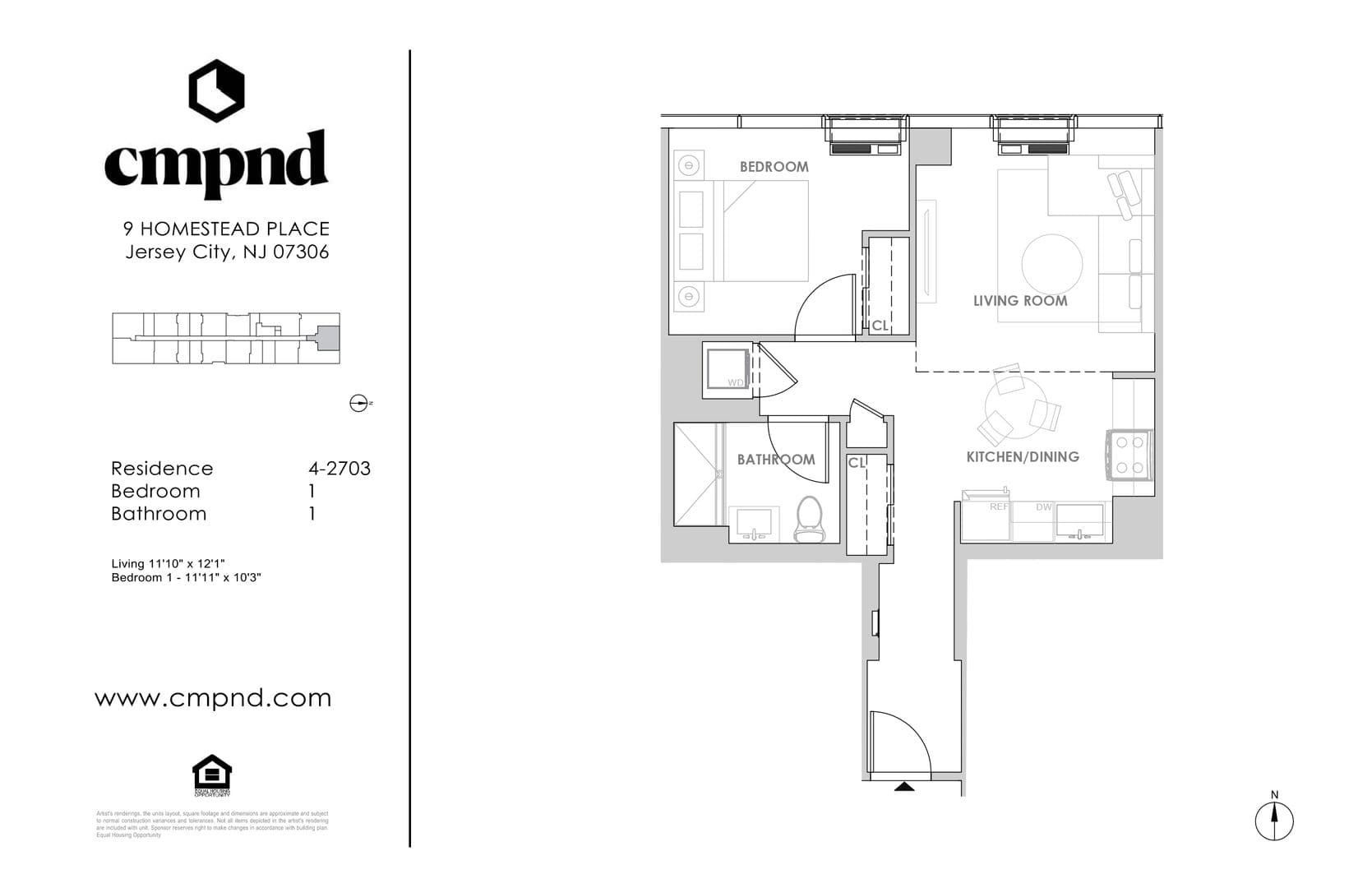 Jersey City Apartment: 9 Homestead Place