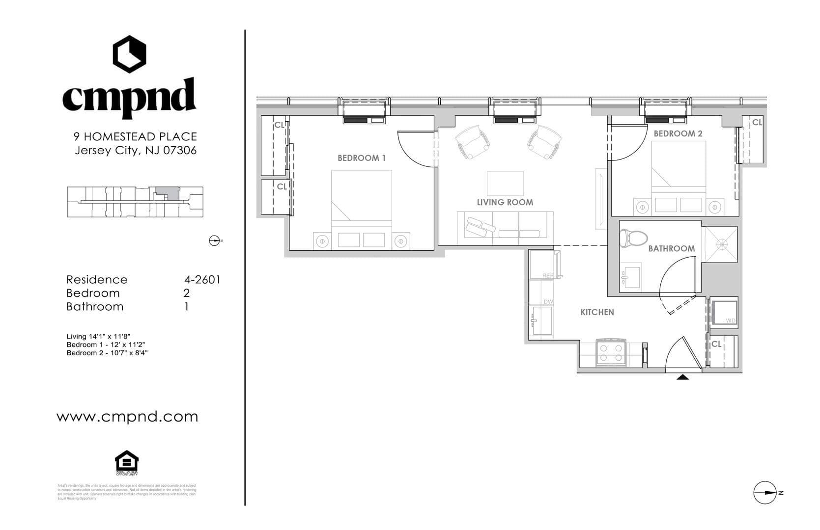 Jersey City Apartment: 9 Homestead Place