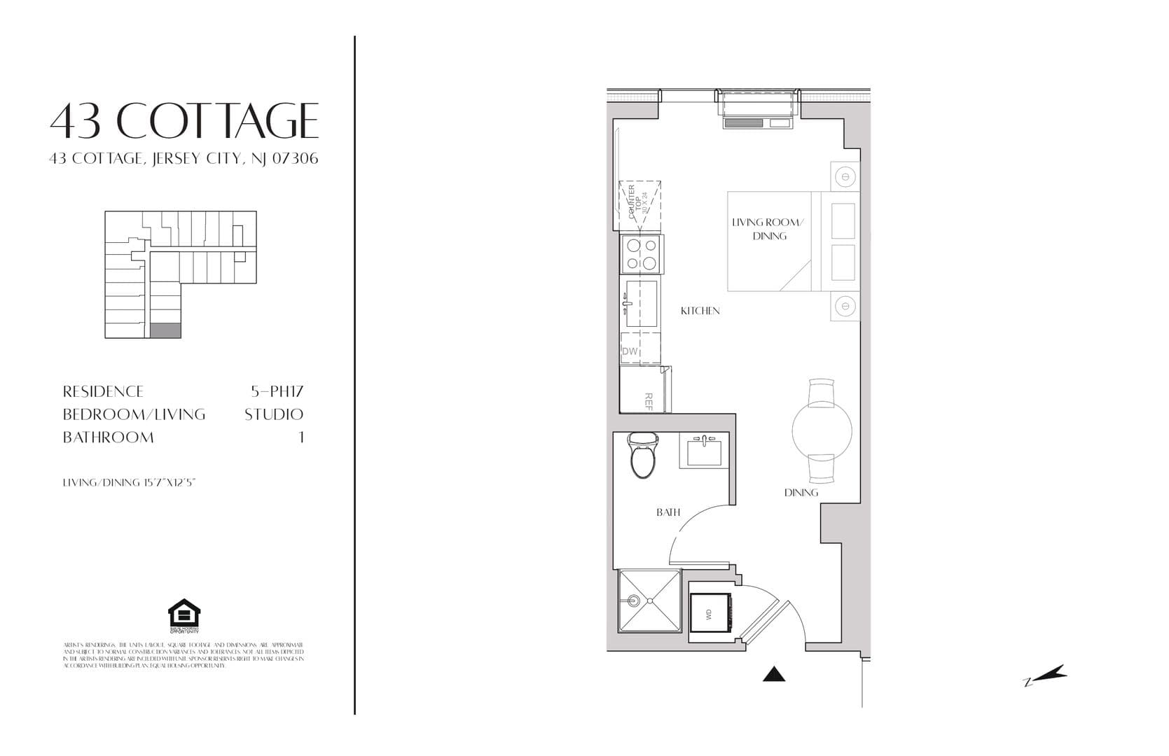 Jersey City Apartment: 43 Cottage Street