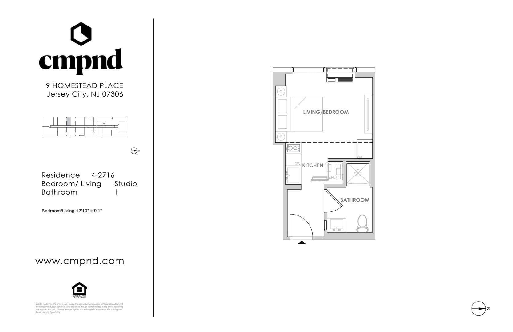 Jersey City Apartment: 9 Homestead Place