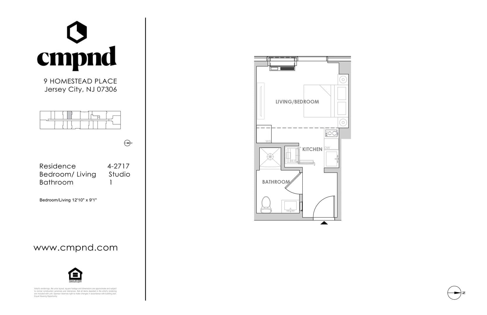 Jersey City Apartment: 9 Homestead Place