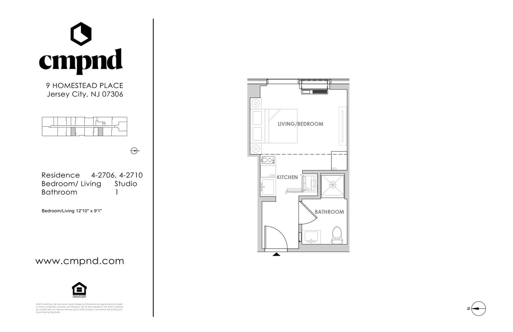Jersey City Apartment: 9 Homestead Place