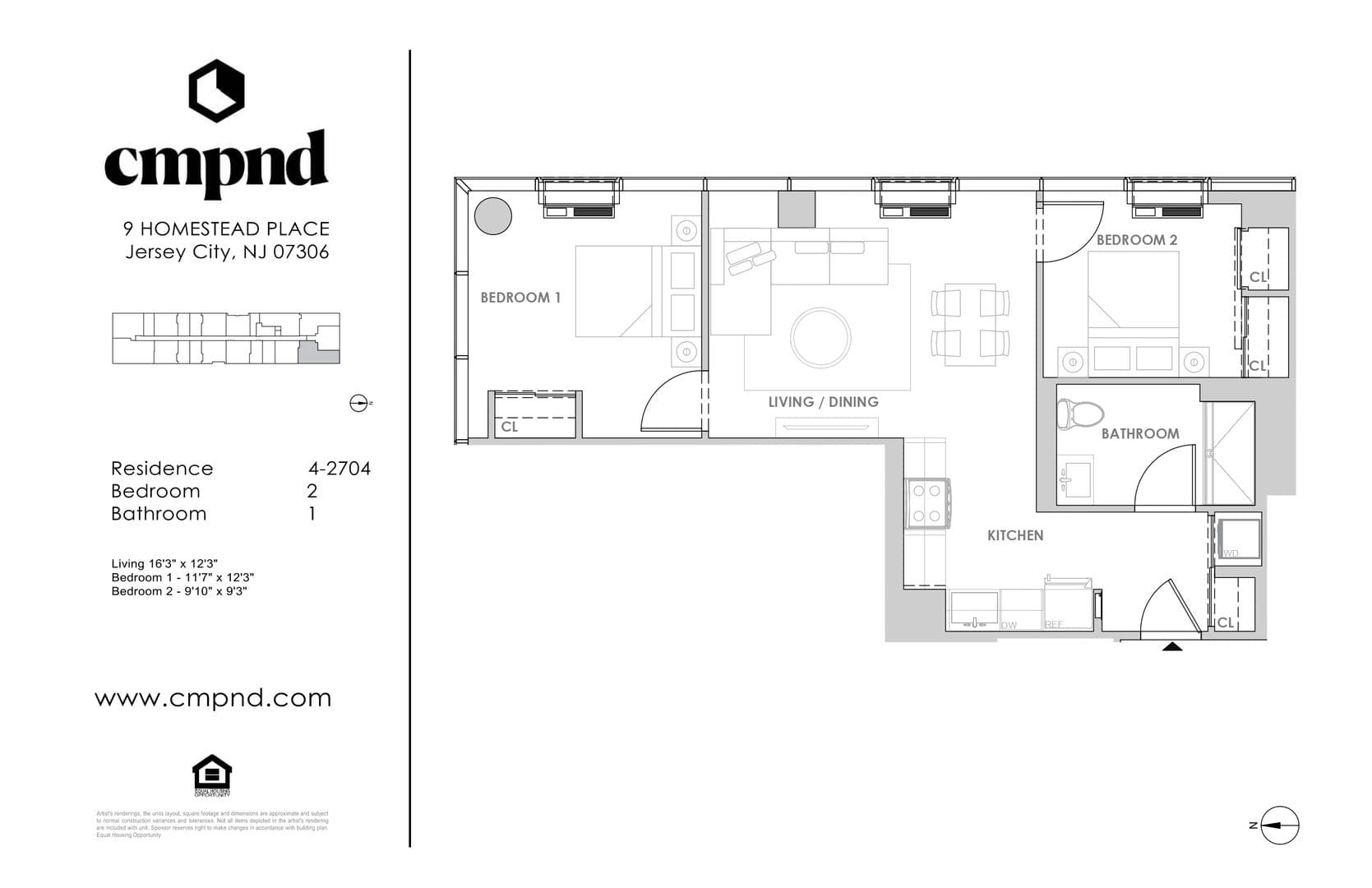Jersey City Apartment: 9 Homestead Place