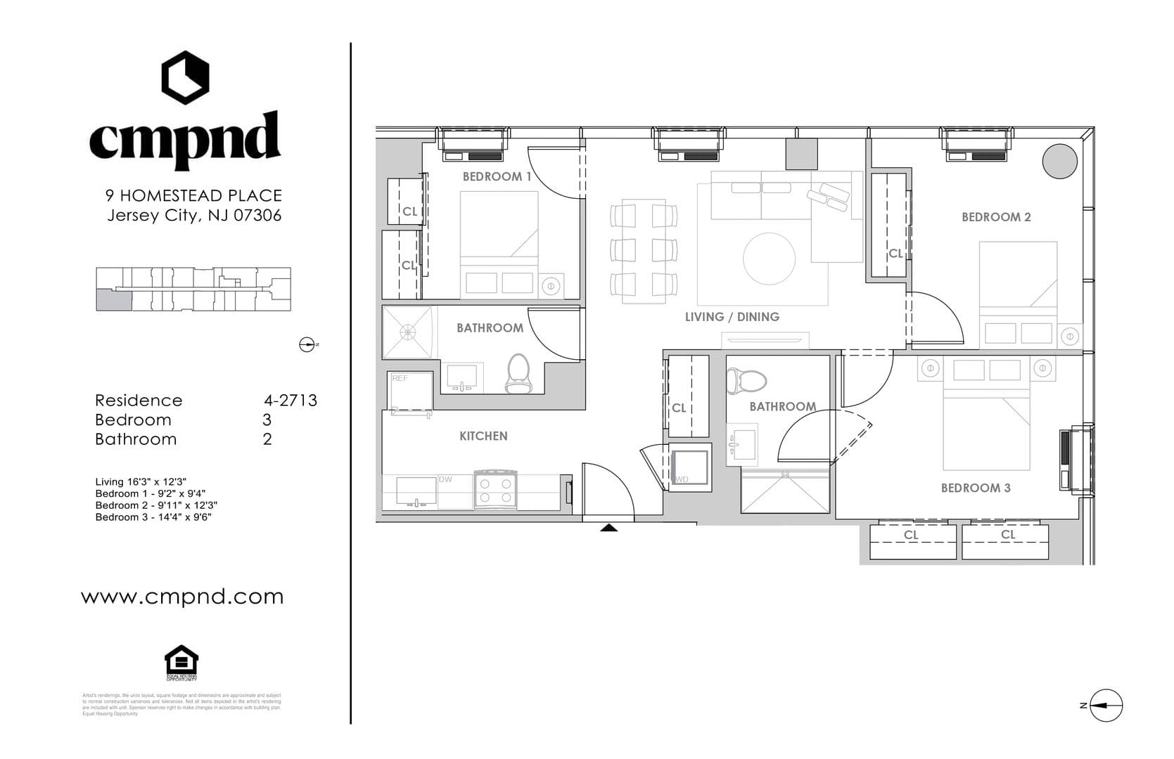 Jersey City Apartment: 9 Homestead Place