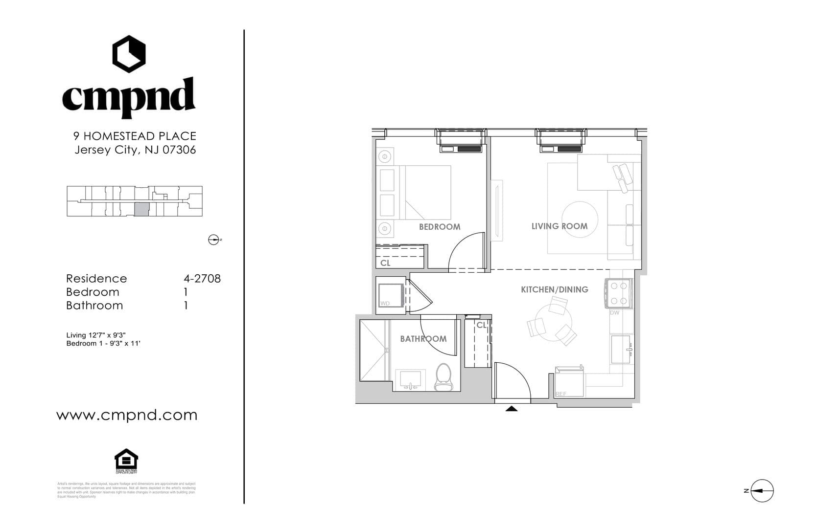 Jersey City Apartment: 9 Homestead Place
