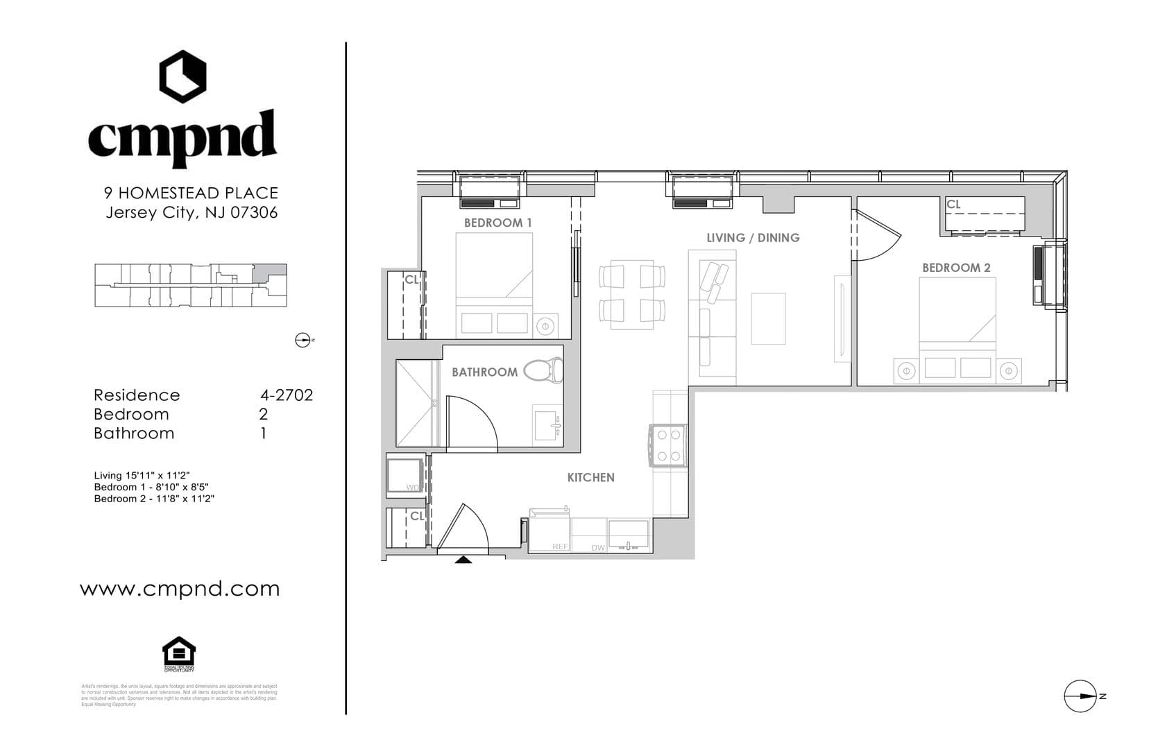 Jersey City Apartment: 9 Homestead Place