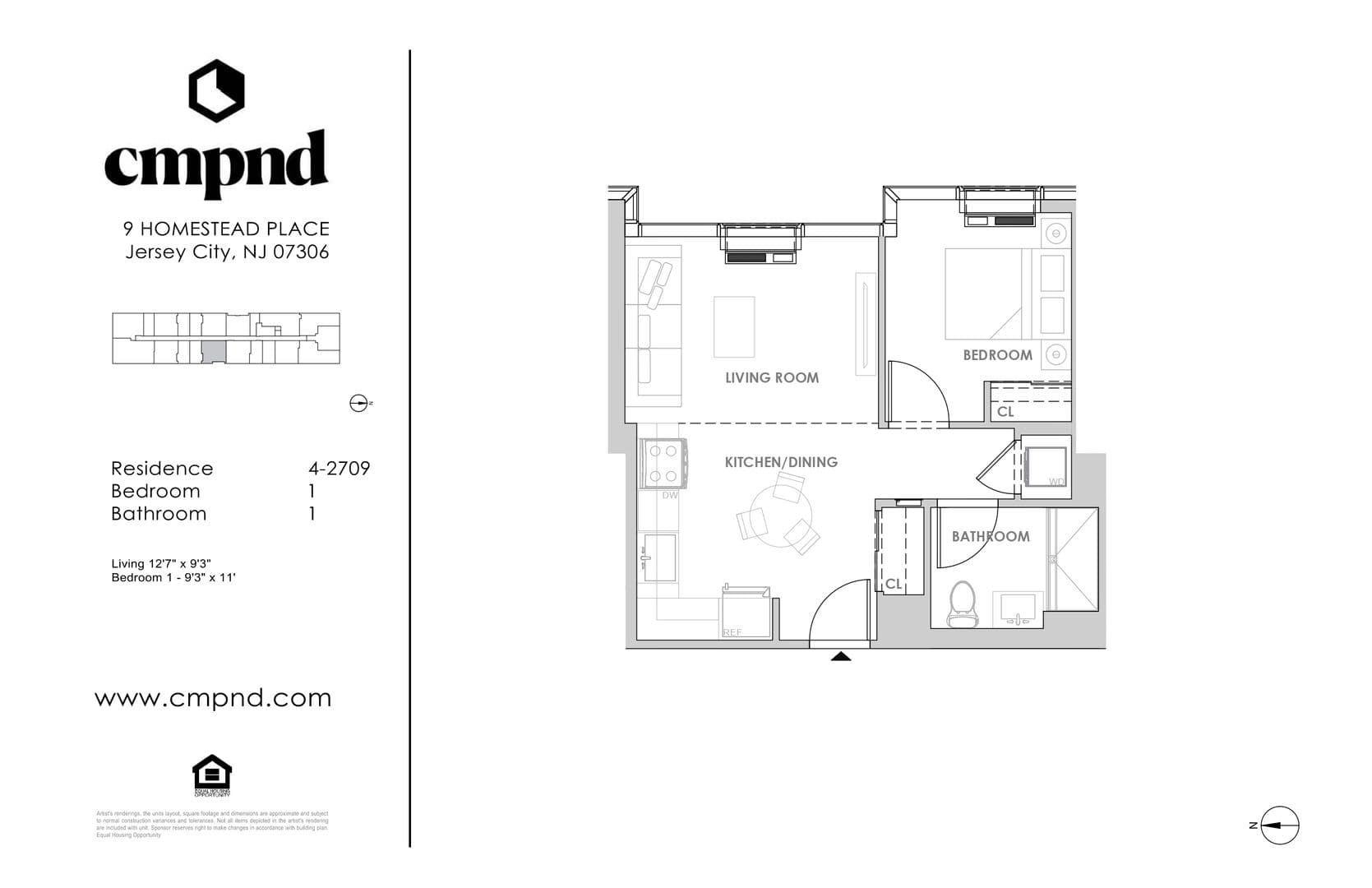 Jersey City Apartment: 9 Homestead Place