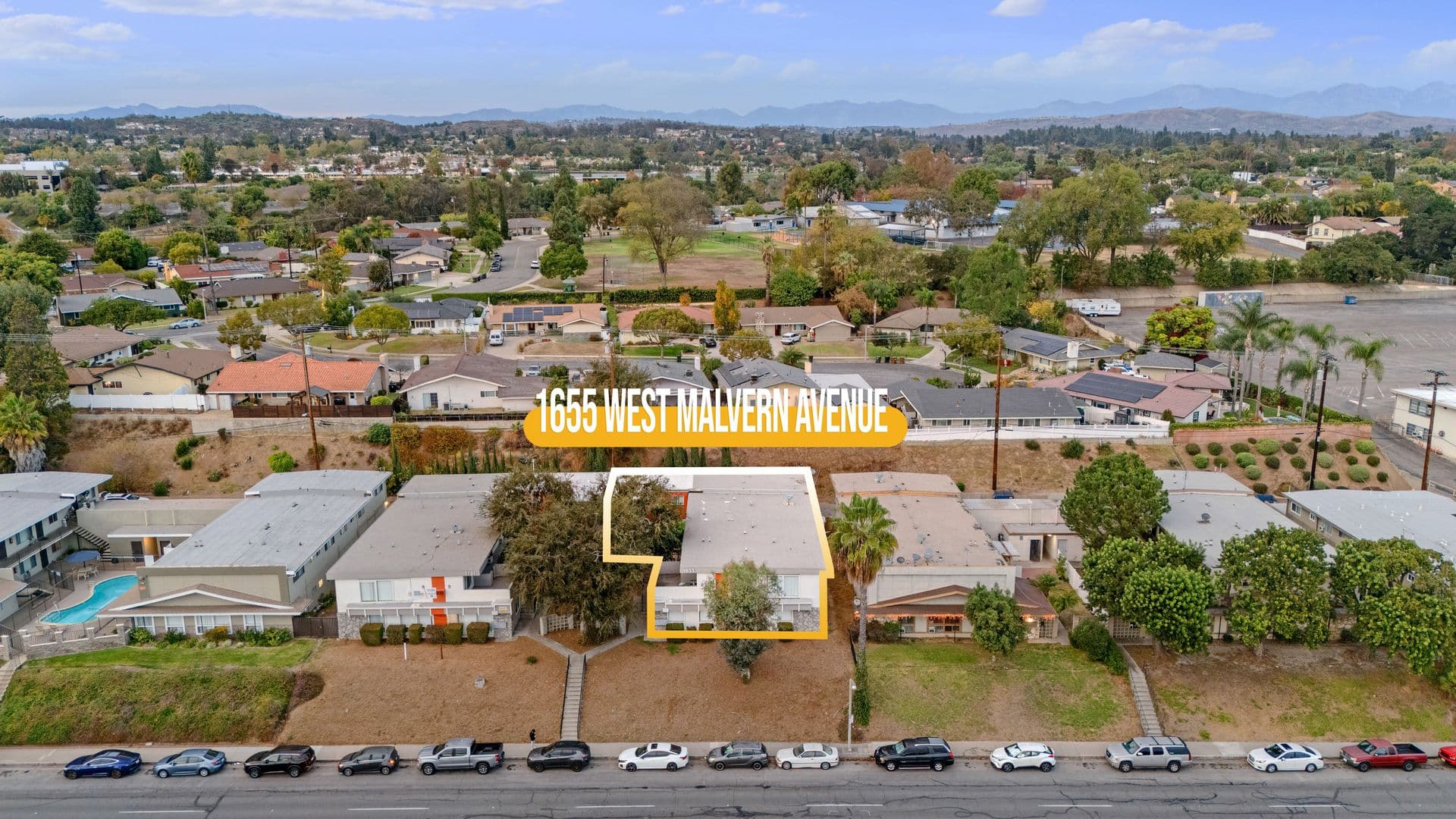 Fullerton Apartment: 1655 West Malvern Avenue