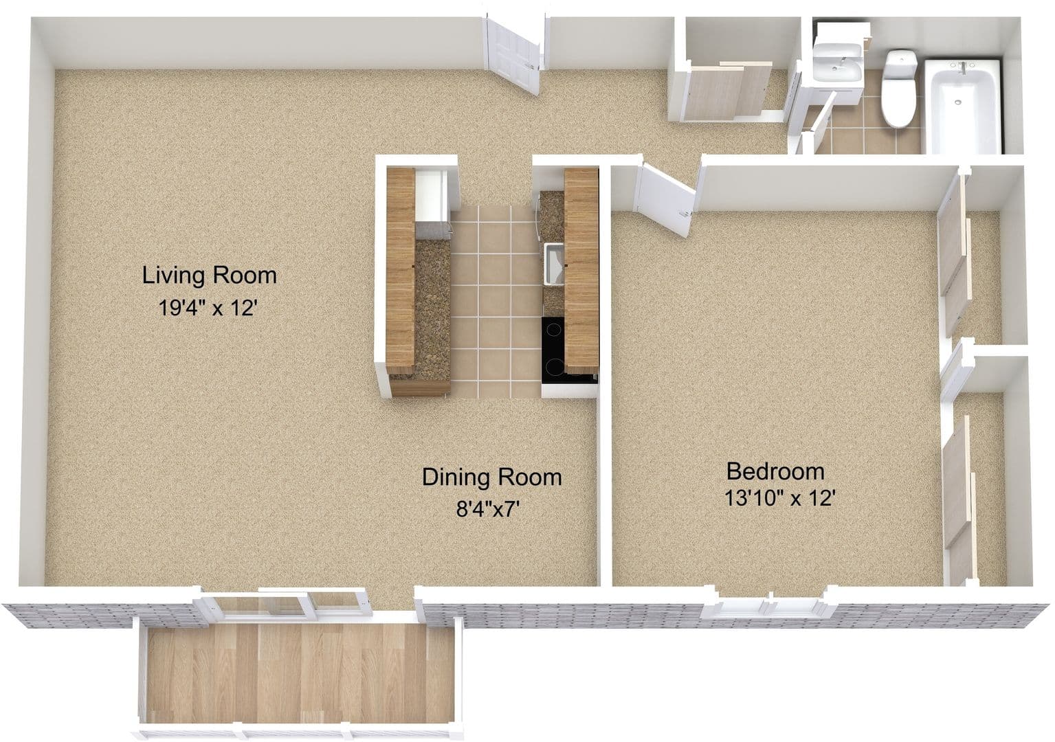 State College Apartment: 411 Waupelani Dr.