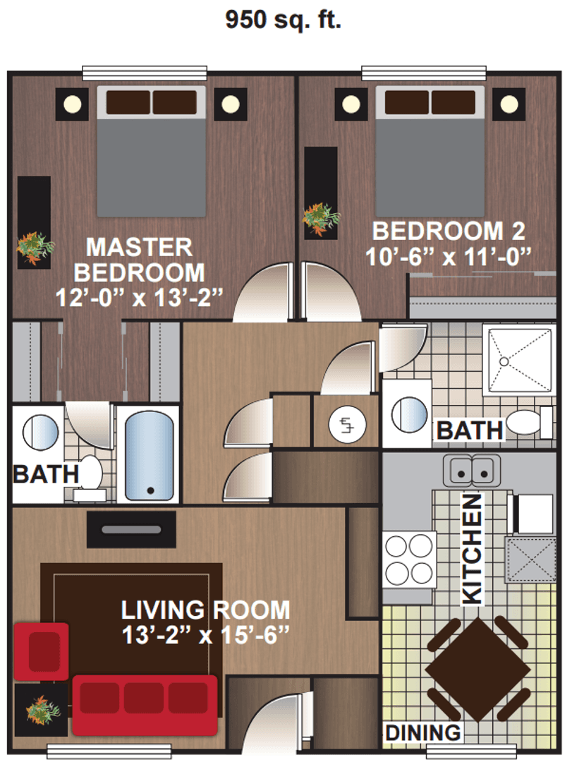 Mesa Apartment: 650 South Country Club Drive