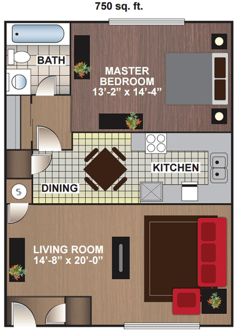 Mesa Apartment: 650 South Country Club Drive
