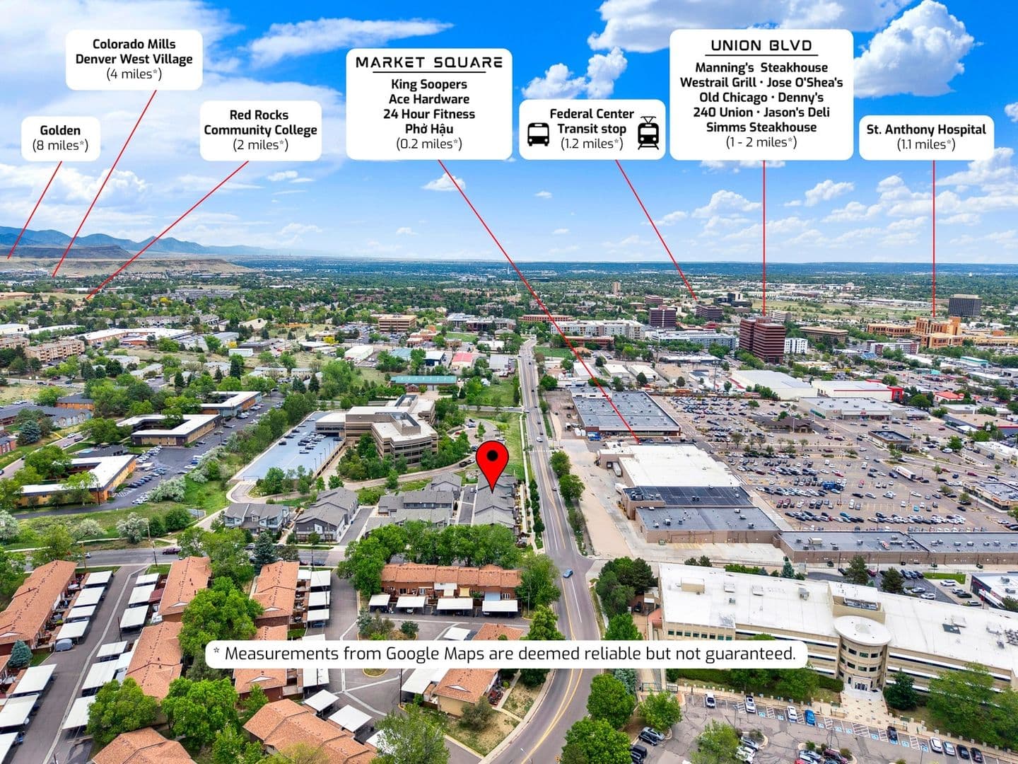 Denver Townhome: 12249 W Alameda Dr