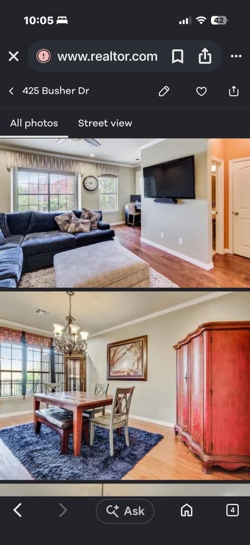 Lewisville Townhome: 425 Busher Dr