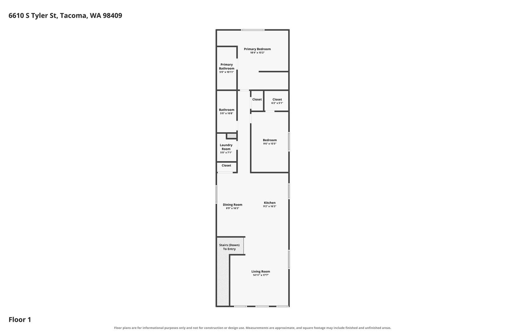 Tacoma Townhome: 6610 S Tyler St