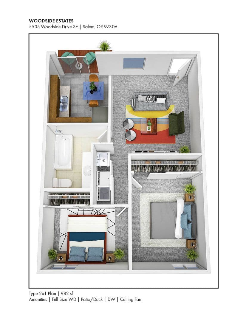 SALEM Apartment: 5535 WOODSIDE DRIVE SE