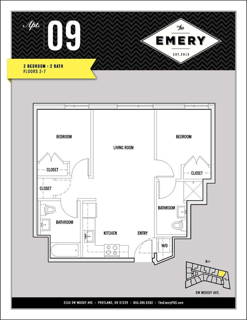 PORTLAND Apartment: 3155 S. MOODY AVE
