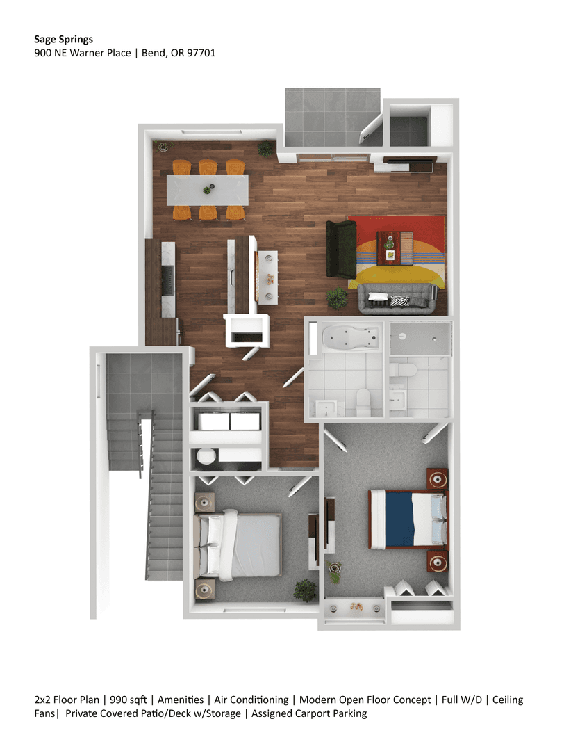 BEND Apartment: 900 NE WARNER PLACE