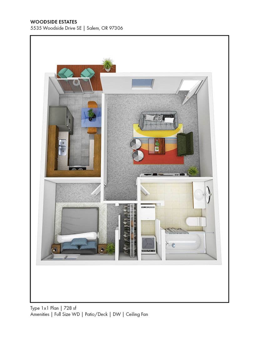 SALEM Apartment: 5535 WOODSIDE DRIVE SE