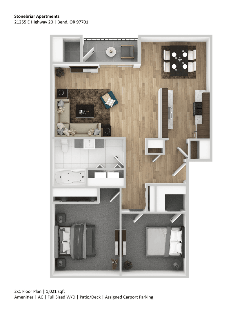 BEND Apartment: 21255 E HWY 20