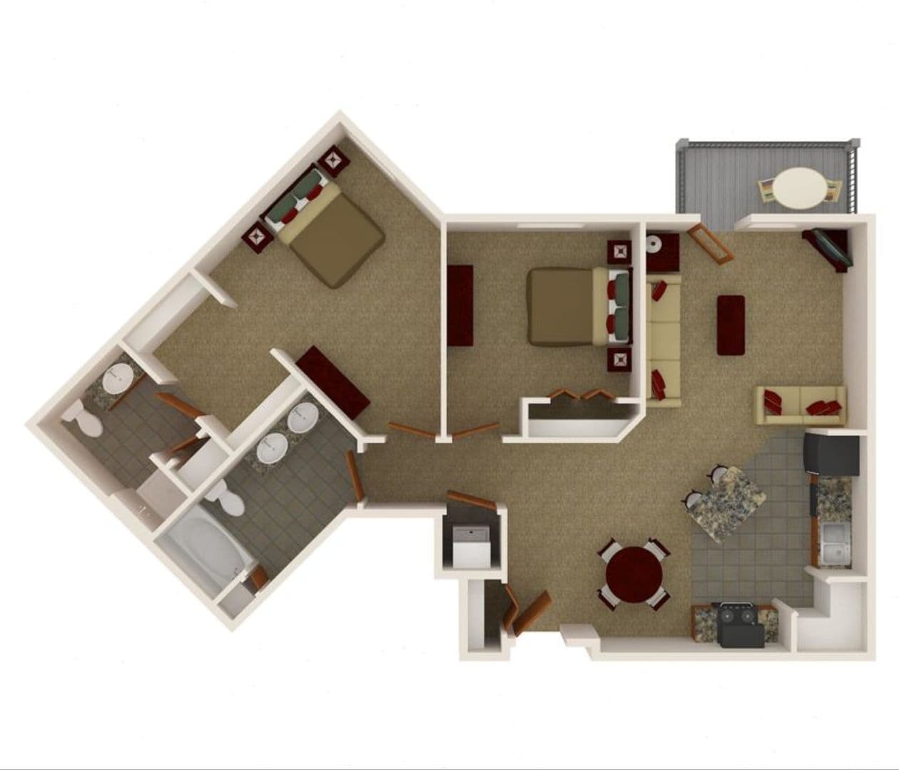 Alexandria Apartment: 4541 & 4727 Arbor Crossing SE